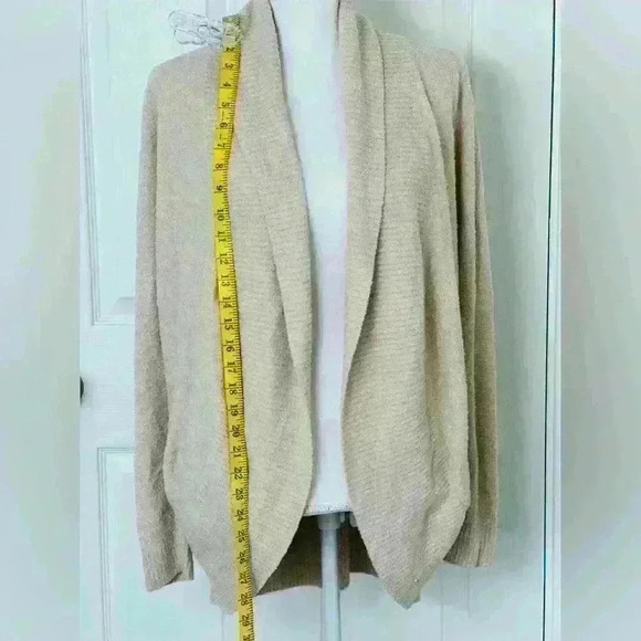 Barefoot Dreams Med Circle CozyChic Lite Shawl Collar Open Front Size XS/S - Picture 6 of 11